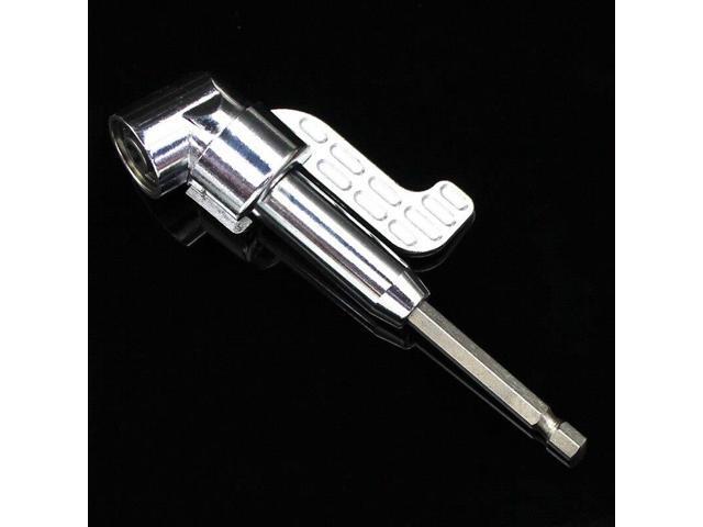 105 Degree Right Angle Drill Extension Shank Quick Change Driver Drilling Screwdriver Magnetic 1/4' Hex Socket Close Corner Tool