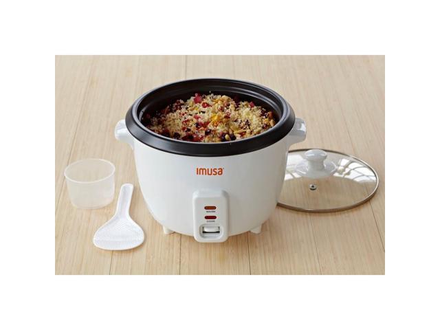 Imusa - 3-Cup Rice Cooker - White