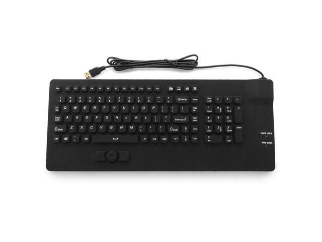 Waterproof Industrial Medical Silicone Keyboard with Mouse JH-IKB108