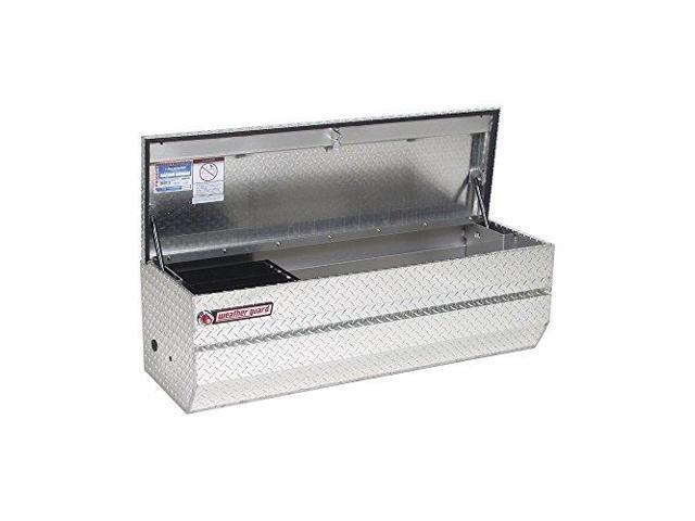 Truck Box Chest Aluminum55'WSilver120 cu ft WEATHER GUARD 654-0-01