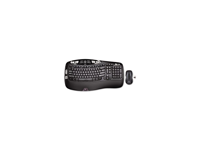 Mk550 Wireless Desktop Set Keyboard/Mouse Usb Black