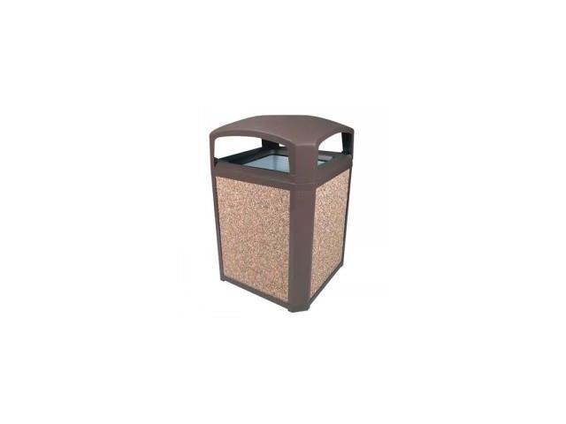 Rubbermaid Commercial Landmark Series Classic Dome Top Container Plastic 35 gal