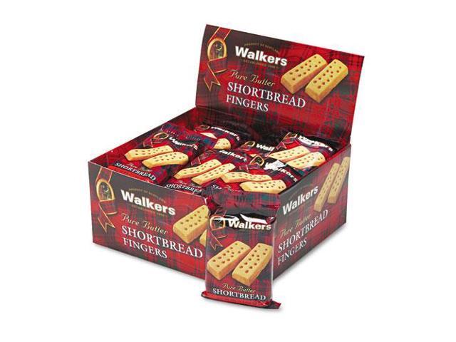 Walkers Shortbread Cookies 2/Pack 24 Packs/Box W116