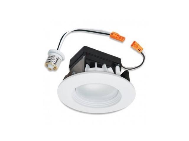 Halo RL460WH830PK LED Downlight Kit 4' LED Recessed Retrofit Module w/Trim 3000K 80 CRI - White