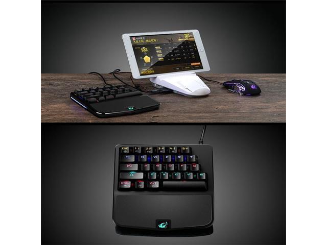 k9 Mechanical Keyboard USB Wired Single Hand Gaming Keyboard Pad Ergonomic Blue Switch Gaming Keyboard