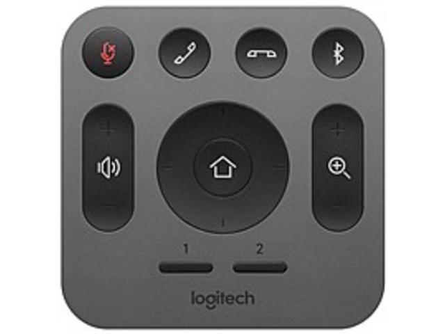 Logitech 993-001389 RF Wireless Replacement Remote for MeetUp Conference Camera - Gray