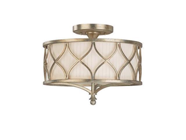 Capital Lighting Fifth Avenue 3 Lt Semi-Flush Fixture Winter Gold - 4003WG-487