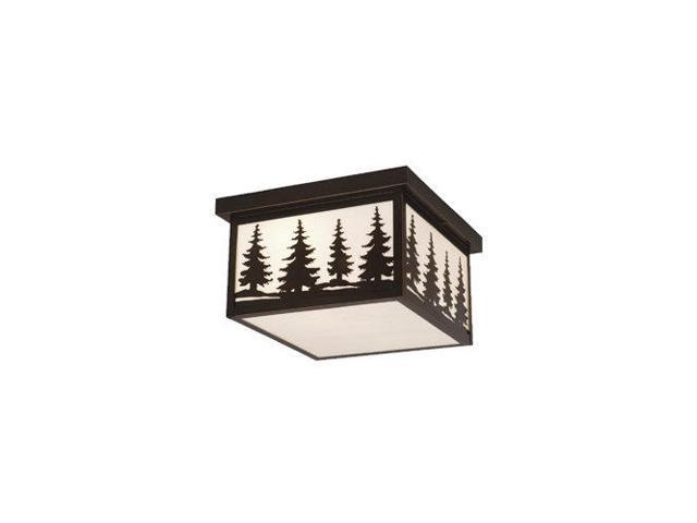 Vaxcel Yosemite 12' Outdoor Ceiling Light BBZ (Trees) - OF33412BBZ