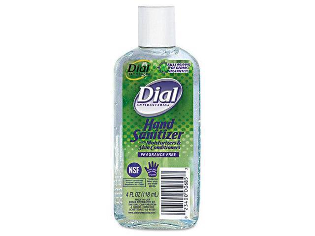 Dial Antibacterial Hand Sanitizer With Moisturizers 4 Oz Bottle Frag