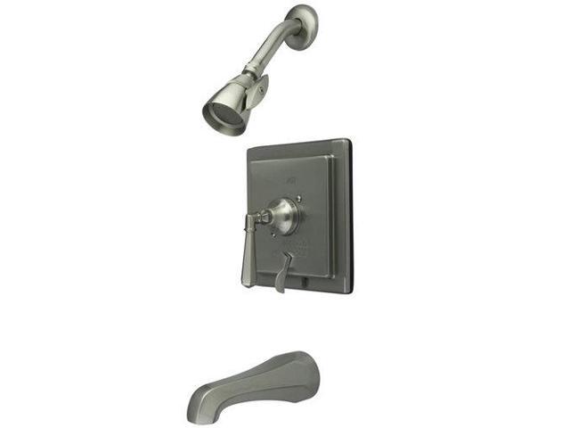 Kingston Brass KB86584HL Tub and Shower Faucet Satin Nickel