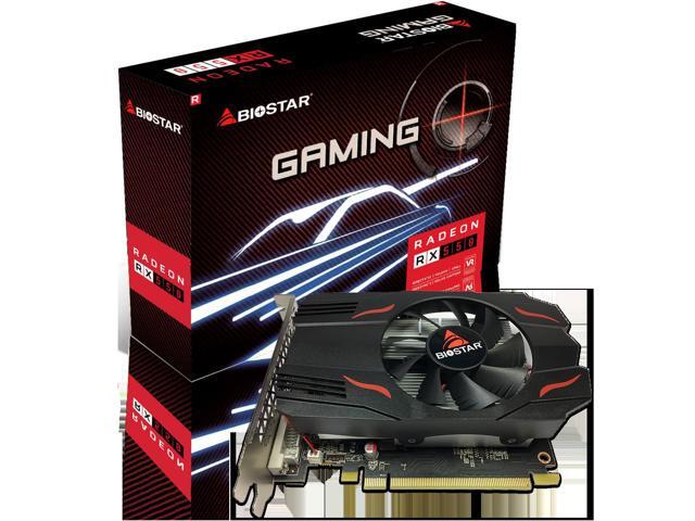 Biostar Gaming Radeon RX 550 4GB GDDR5 128-Bit DirectX 12 PCI Express 30 DVI-D Dual Link HDMI DisplayPort