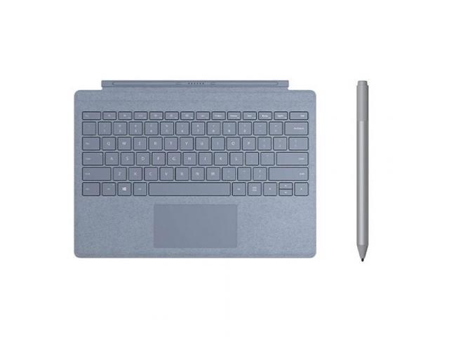 Microsoft Surface Pro Signature Type Cover Ice Blue+Surface Pen Platinum - Full keyboard experience - Large trackpad for precise control - Optimum
