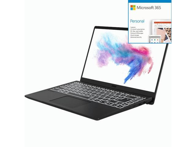 MSI Modern 14 B10MW-285 14' Gaming Notebook - Full HD - 1920 + Microsoft 365 Bundle