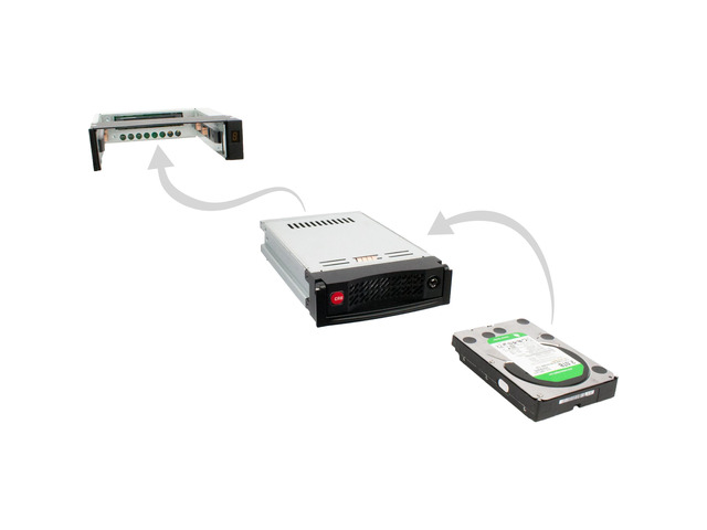 NeweggBusiness - CRU 6547-6400-0500 DE110 SATA 6G Carrier OnlyBlK