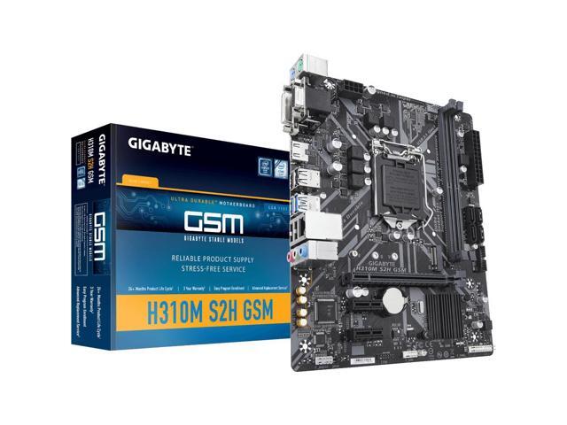 NeweggBusiness - Open Box: GIGABYTE H310M S2H GSM LGA 1151 (300