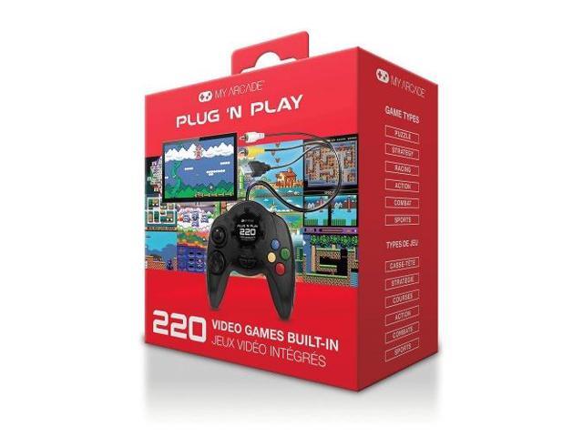 My Arcade - Plug N Play Controller with 220 Built-in Retro Style Games - Electronic Games