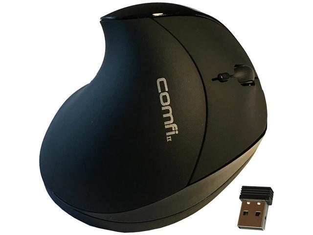 ILG Comfi II Wireless Ergonomic Computer Mouse in Black