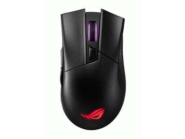 ASUS ROG Gladius II Wireless Optical Ergonomic FPS Gaming Mouse Featuring 16000 DPI Optical 50G Acceleration 400 IPS Sensor Swappable Omron