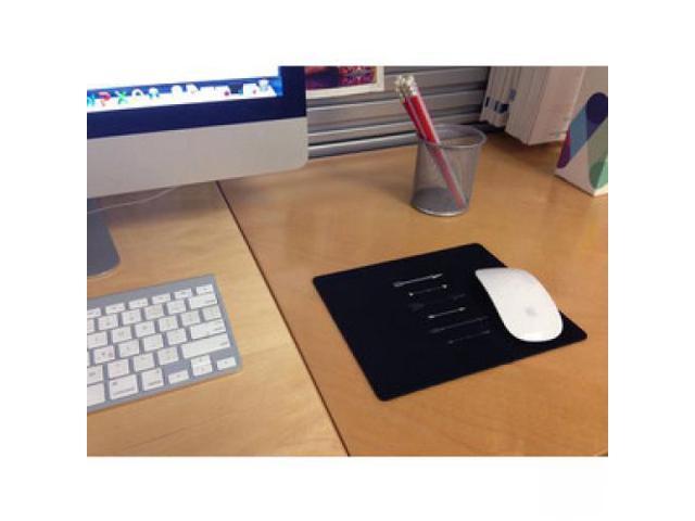 OTM BLACK MOUSE PAD SHOOTING WHITE ARR