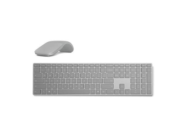 Surface Keyboard+Platinum Surface Arc Touch Mouse - Gray Surface Keyboard included - Mouse connects via Bluetooth - Bluetooth Connectivity for