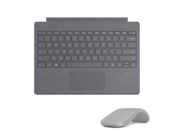 Microsoft Surface Pro Signature Type Cover Platinum + Microsoft Surface Arc Touch Mouse Platinum