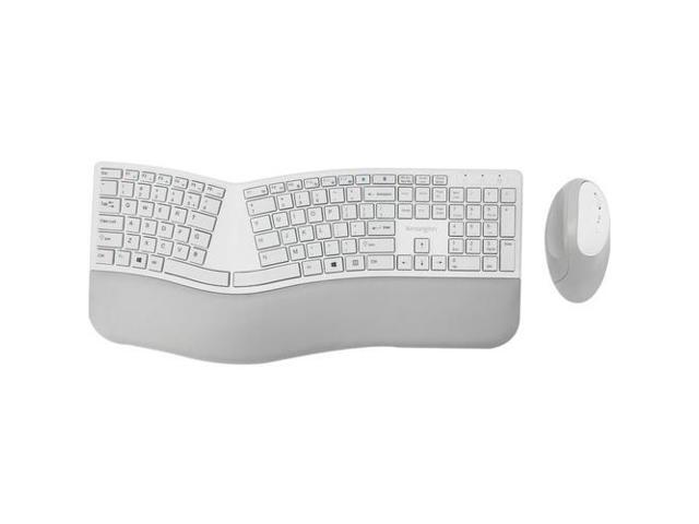 Kensington Pro Fit K75407US Gray 24 GHz and Bluetooth Keyboard and Mouse