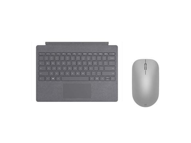 Microsoft Surface Pro Signature Type Cover Platinum + Surface Mouse Gray