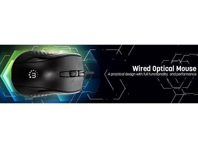 manhattan 179331 Wired Optical Mouse