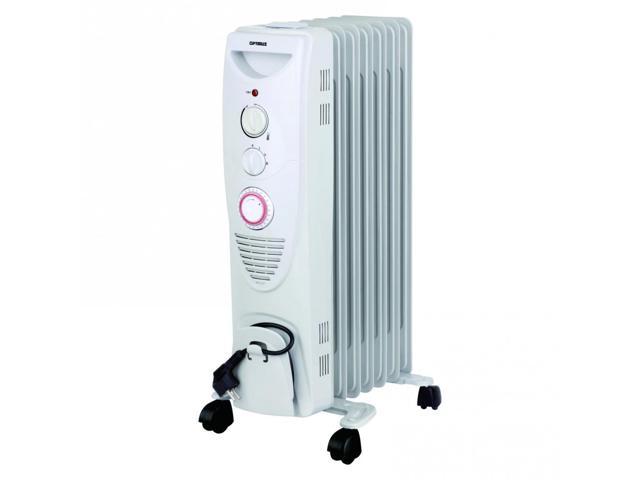 UPC 077888075505 product image for OPTIMUS H6013 H6013 WHITE 7 FIN OIL FILLED RADIATOR HEATER and TIMER | upcitemdb.com