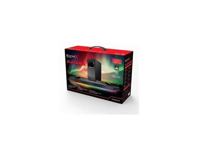 Creative Labs 51MF8245AA000 51MF8245AA000 Sound BlasterX Katana 11 BlueTooth Wireless Speaker Black Retail
