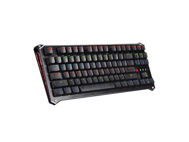 Bloody LED B830 Compact Gaming Mechanical Keyboard with LK LightStrike Optic Blue Switch Light Strike 02ms Water Resistaence and Swift Response