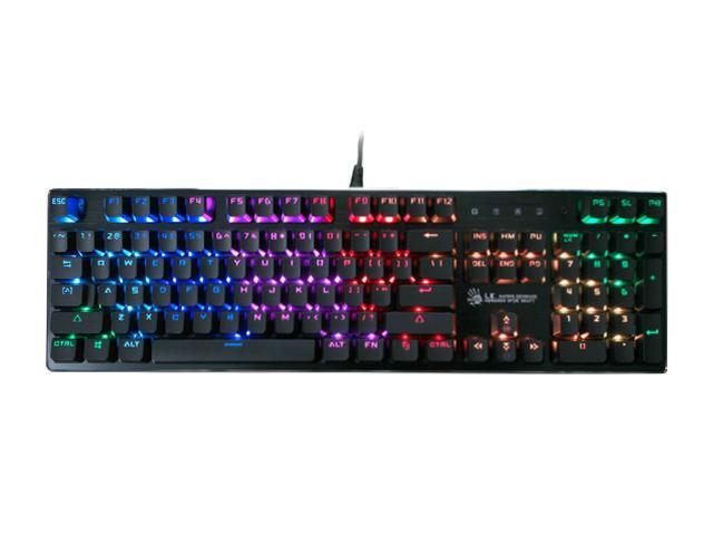Bloody B820R Light Strike LK Optical Mechanical Gaming Keyboard RGB LED Backlit (LK Red Switch)