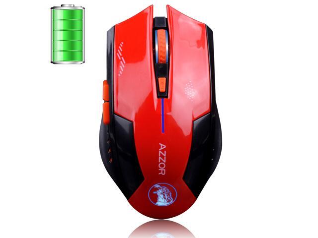 24GHz Wireless Rechargeable 2400DPI Magic Hawk X3 6 Buttons Optical Usb Mouse