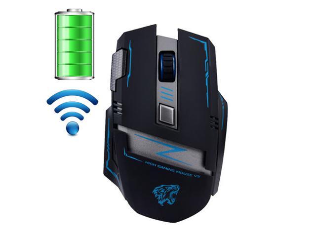 24G Wireless Rechargeable 2400DPI 6 Buttons Optical Usb Ergonomic Gaming Mouse