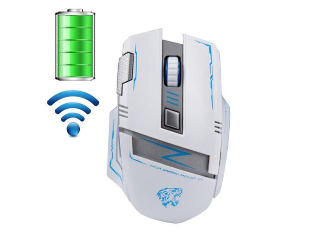 24G Wireless Rechargeable 2400DPI 6 Buttons Optical Usb Ergonomic Gaming Mouse