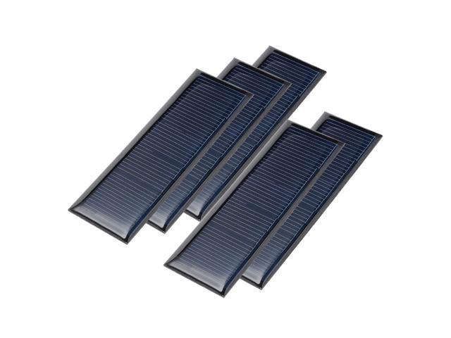 5Pcs 55V Poly Mini Solar Cell Panel Module DIY for Phone Toys Charger 90mmx30mm