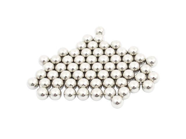 Cycling Bicycle Wheel Bearing Steel Balls Silver Tone 6mm 60 Pcs