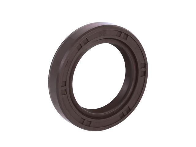 25mm x 37mm x 7mm Fluorine Rubber Double Lip TC Oil Shaft Seal Brown for Car