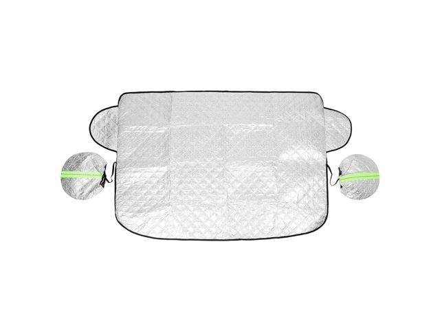 Car Windshield Snow Ice Cover with 4 Layers Protection Snow Ice Sun Frost Extra Large Windshield Winter Cover for Car 140x102cm