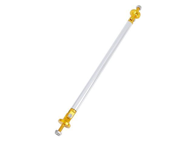 200mm Adjustable Car Front Bumper Lip Lever Splitter Support Rod Gold Tone Silver Tone