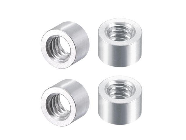 Tripod Knurled Nut - 1/4-20 x 9mm x 6mm Aluminum Alloy Hand Screw Nuts Camera Tripod Pass Hole Nut Red 4pcs