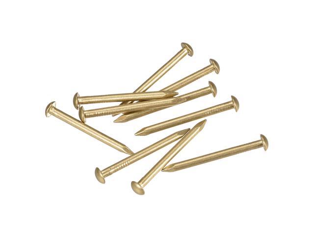 Small Tiny Brass Nails 28x35mm for DIY Decorative Pictures Wooden Boxes Household Accessories 10pcs