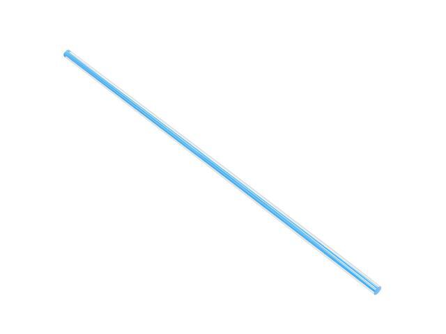 8mmx500mm Straight Light Blue Line Solid Acrylic Round Rod PMMA Bar