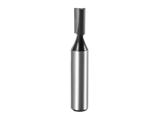 5mm Dia 8mm Shank Bottom Cleaning Router Bit 2 Flutes Carbide Tipped Cutter Uncoated for Woodworking