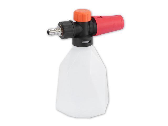 Snow Foam Lance Pressure Washer Jet Nozzle Foam Blaster with Orange Knob for 1/4' Quick Connector