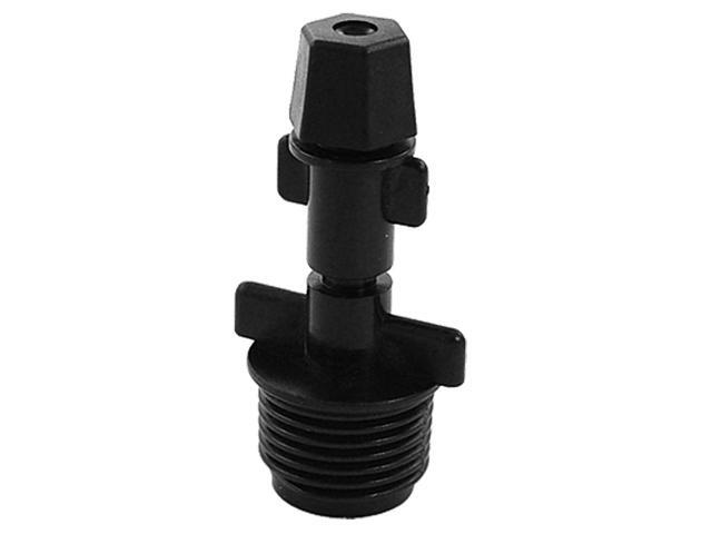 Garden Watering Threaded Plastic Sprayer Nozzle Black