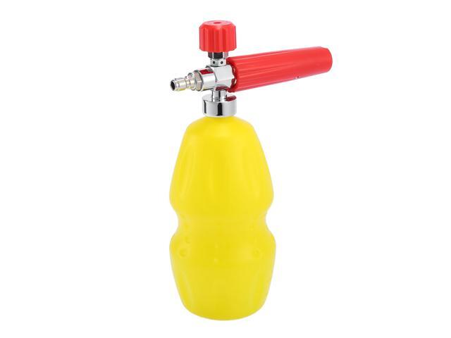 Car Wash Snow Foam Lance Pressure Washer Jet Nozzle with Red Knob for 1/4' Quick Plug Connector