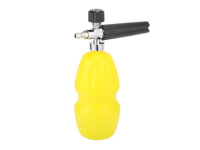 Car Snow Foam Lance Pressure Washer Jet Wash with Black Knob for 1/4' Quick Connector