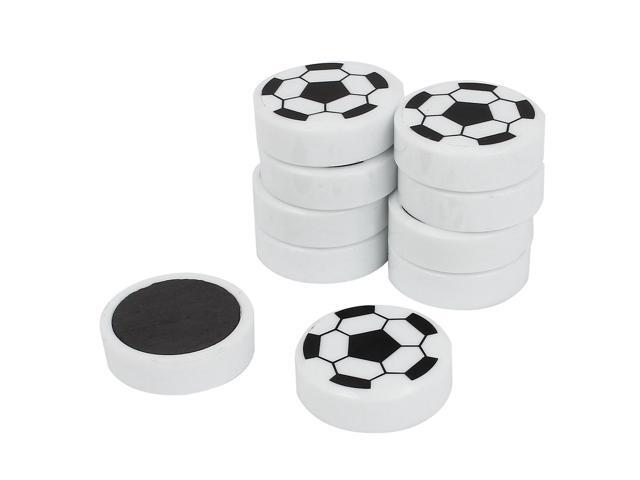 Unique Bargains 10 Pcs Funny Football Pattern Fridge Magnets Sticker Decor
