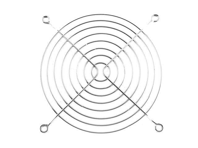 Unique Bargains 120mm 12cm Silver Tone Metal Wire Computer PC Case Fan Guard Grill